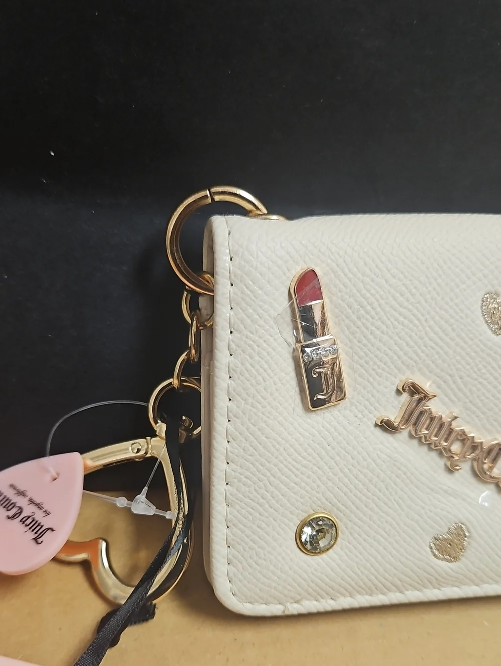 NWT! Juicy Couture " Turn On The CHARM" Card Holder /Key Case - Picture 3 of 6